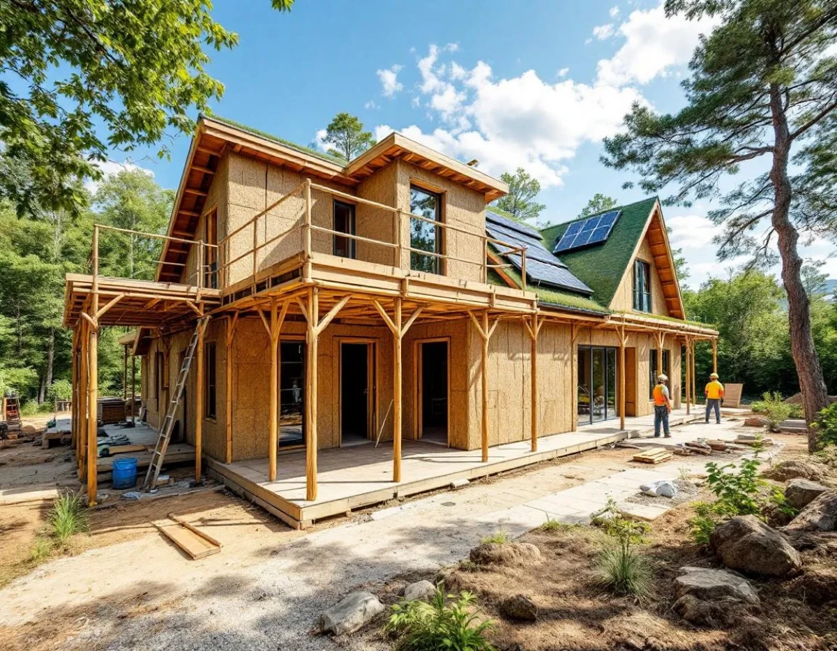 Construire une maison durable : les meilleurs matériaux écologiques pour un habitat sain et respectueux de l'environnement