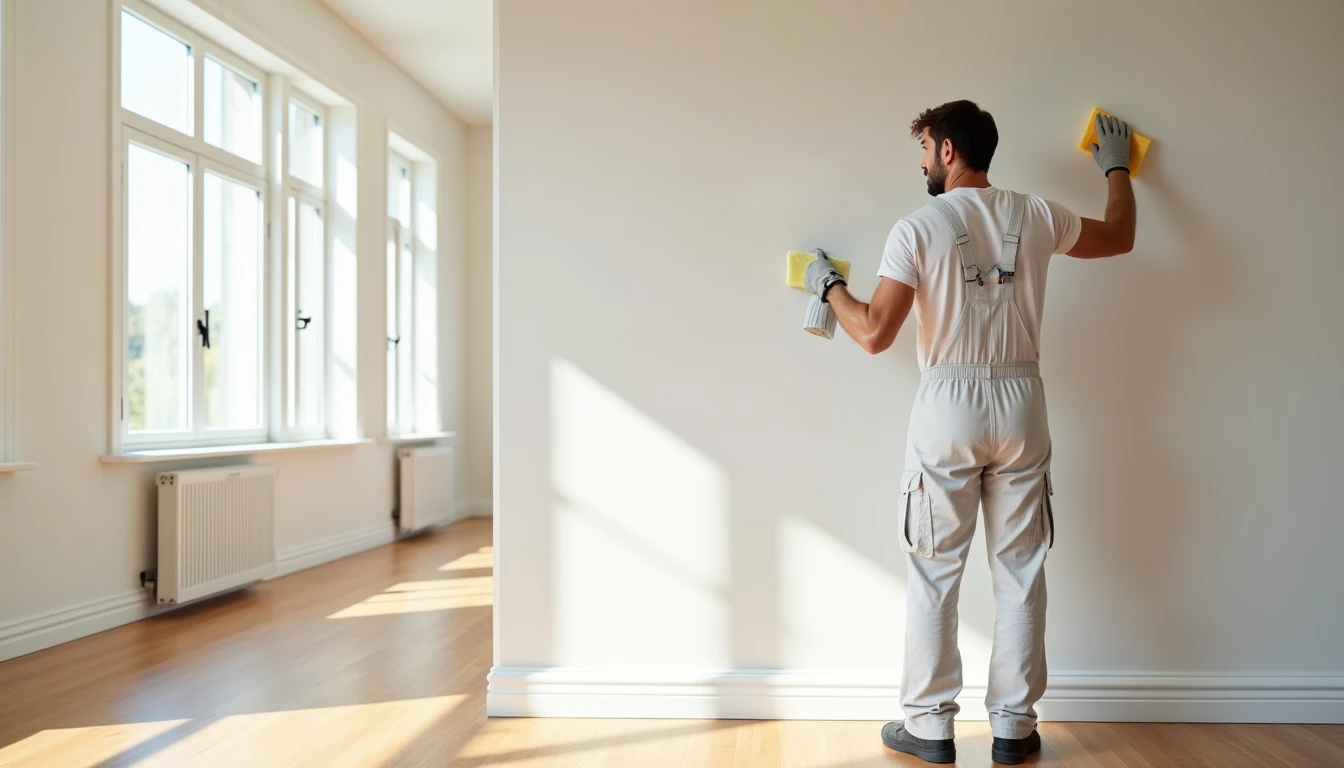Nettoyer mur avant peinture : méthodes efficaces et rapides