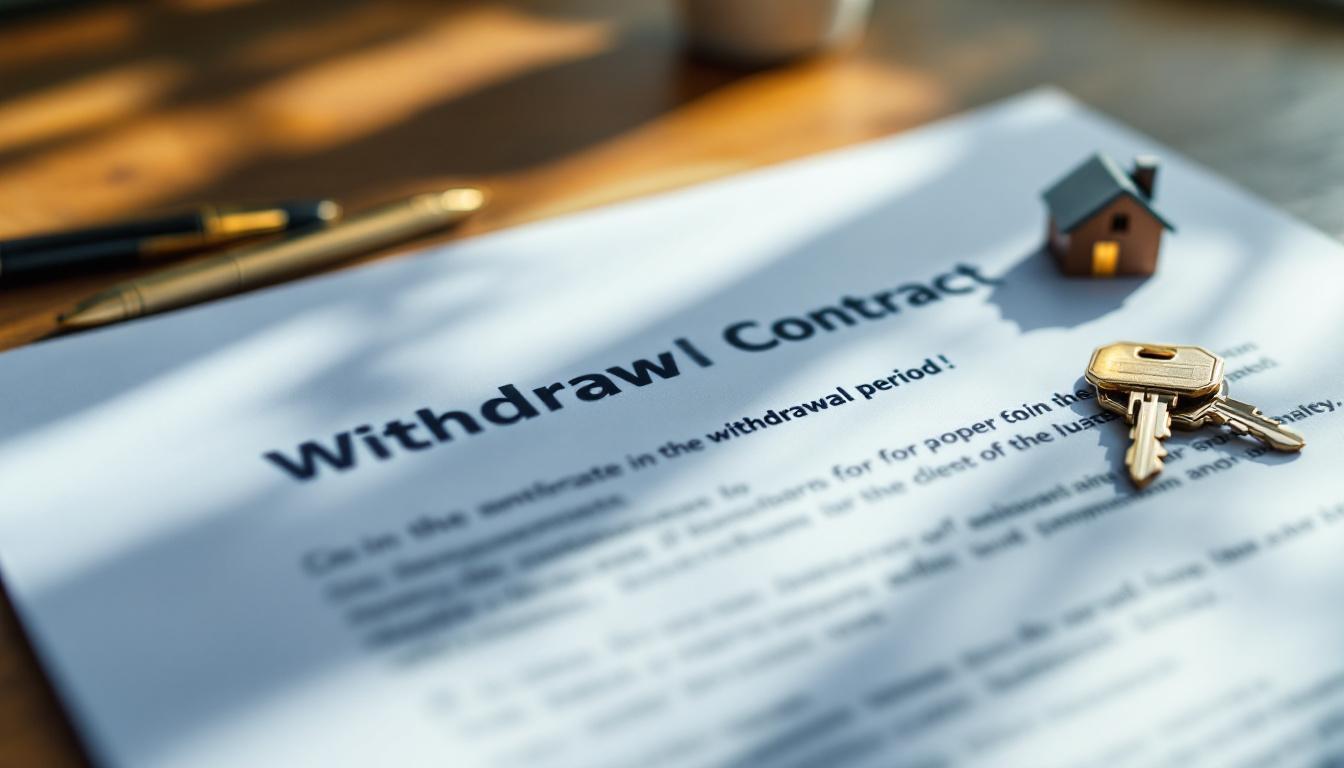 Délai rétractation achat immobilier et conditions à respecter